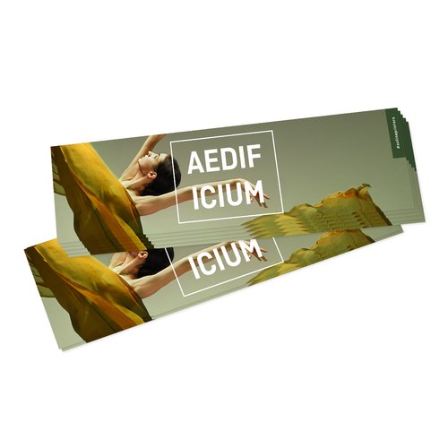 Pappersetikett, rektangulär.