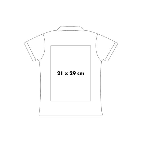 Pikétröja i bomull med kort knappslå.