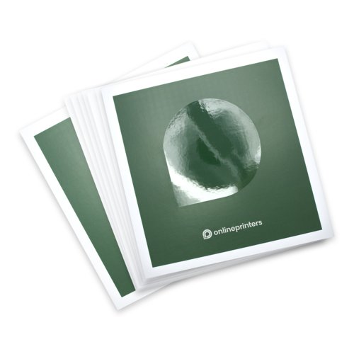 Flyers med partiell UV-lack, CD-Format 1