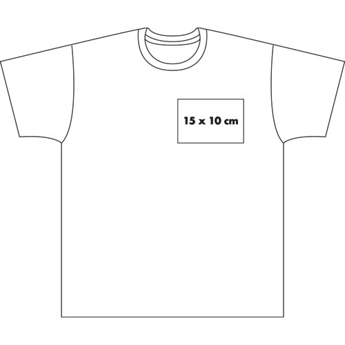 T-shirt i bomull för män med rund hals.