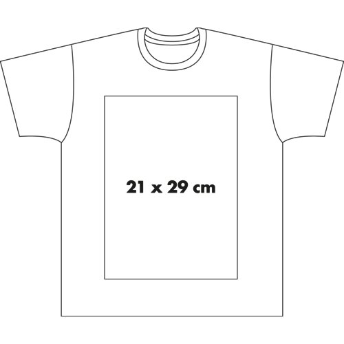 T-shirt i bomull för män med rund hals och korta ärmar.