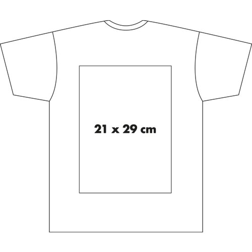 T-shirt i bomull för män med korta ärmar.