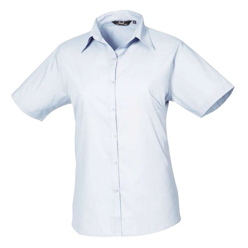 Premier Poplin Blouses, kortärmade, dam, Prov 4